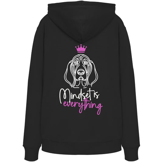 Basset Hound - Mindset is everything - Organic Hoodie