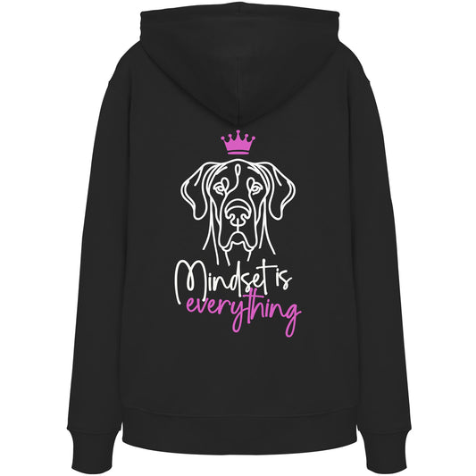 Deutsche Dogge - Mindset is everything - Organic Hoodie