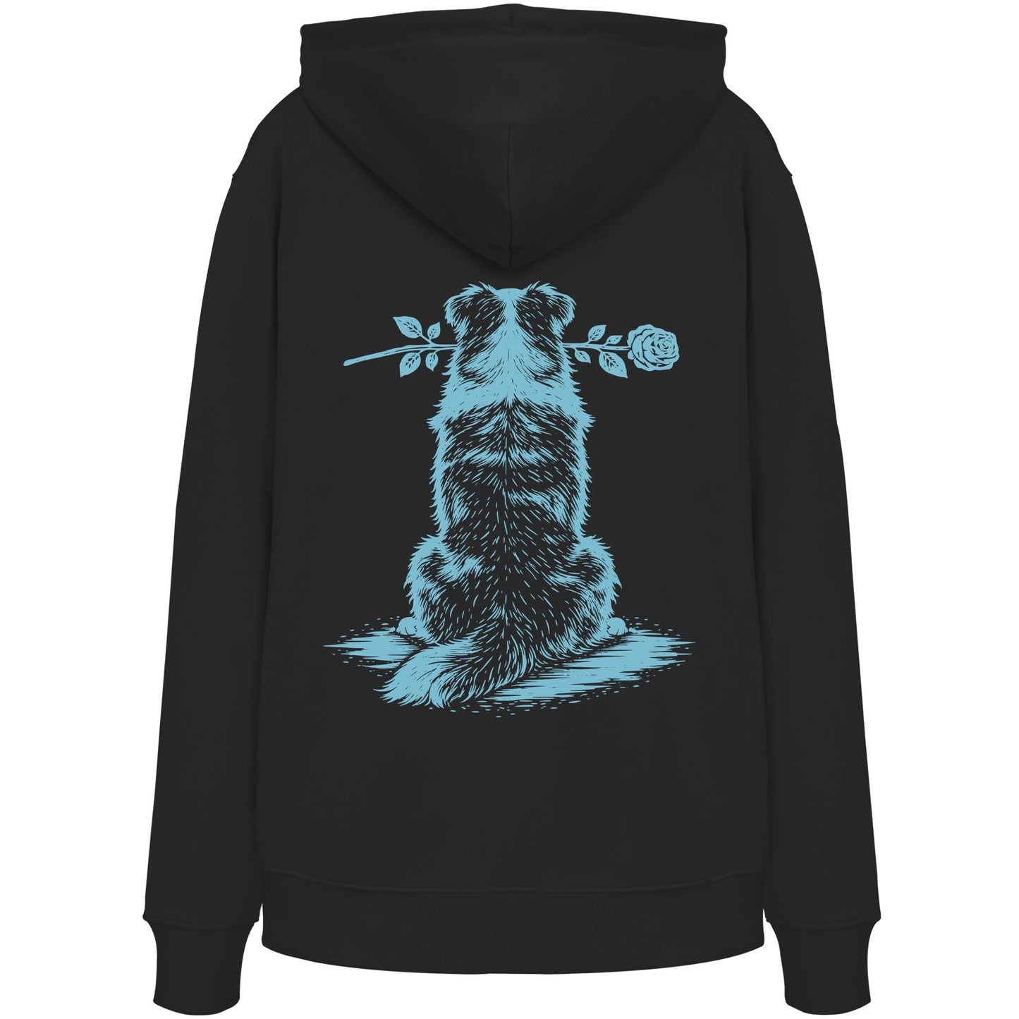 Silent Loyalty - Australian Shepherd - Organic Hoodie