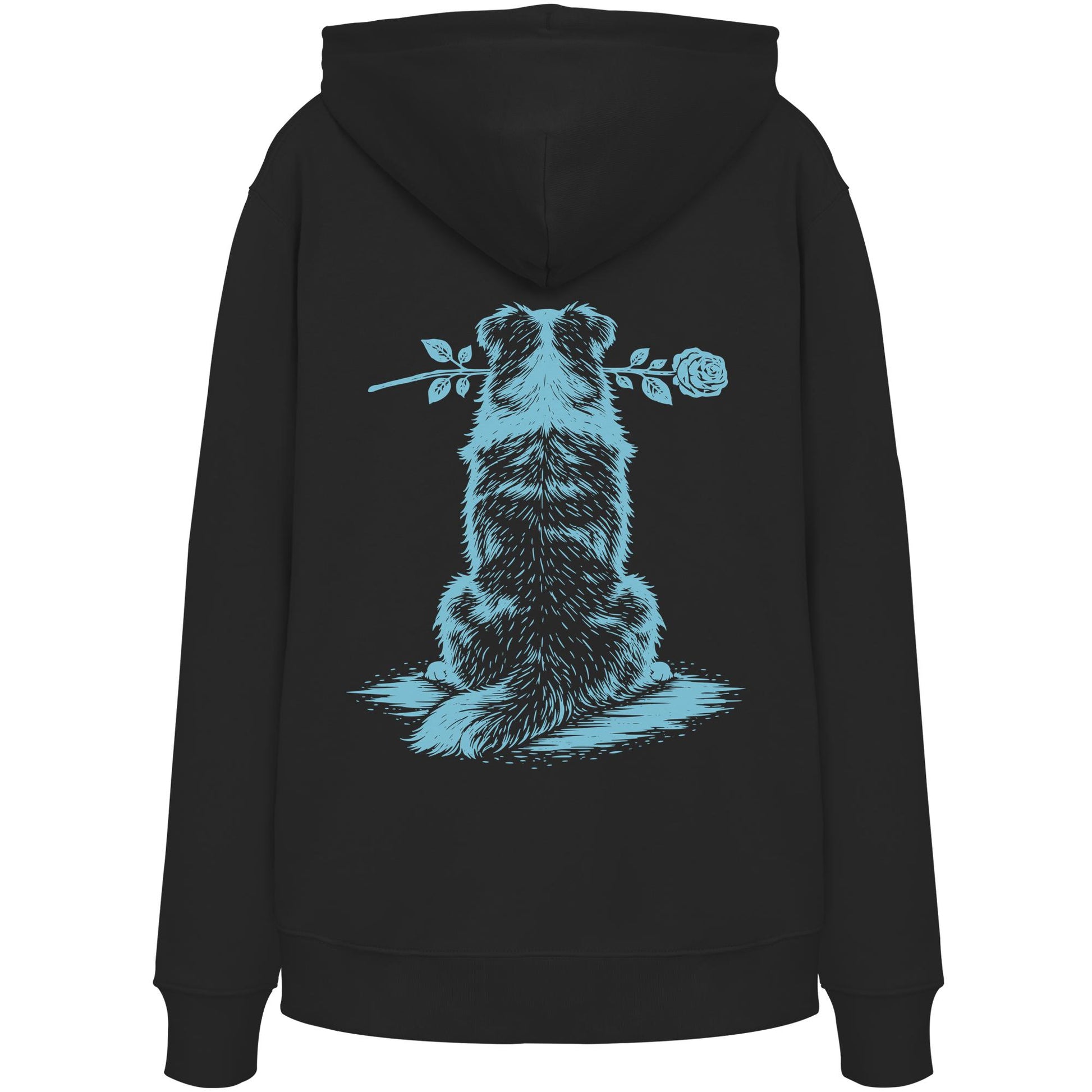 Silent Loyalty - Australian Shepherd - Organic Hoodie