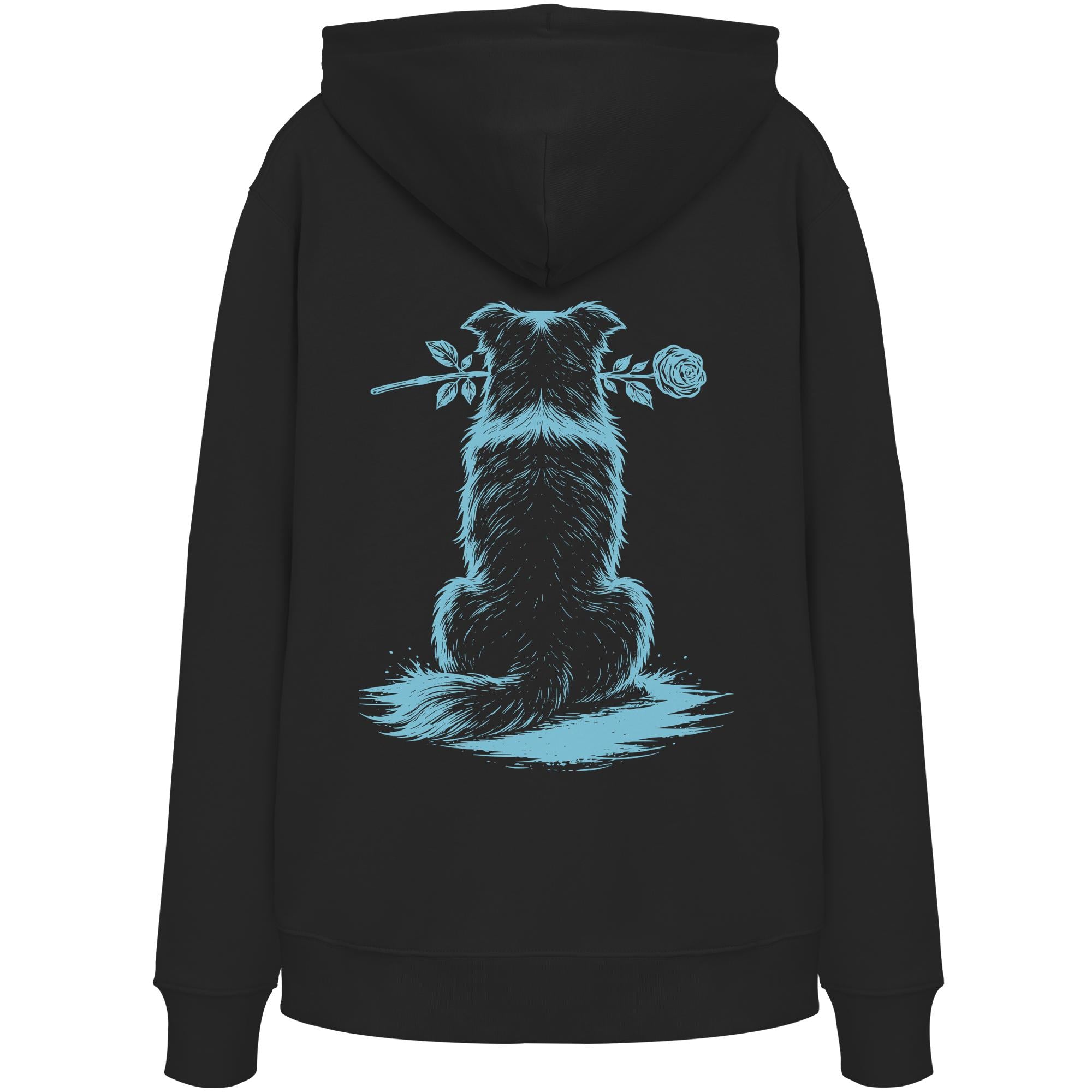 Silent Loyalty - Border Collie - Organic Hoodie