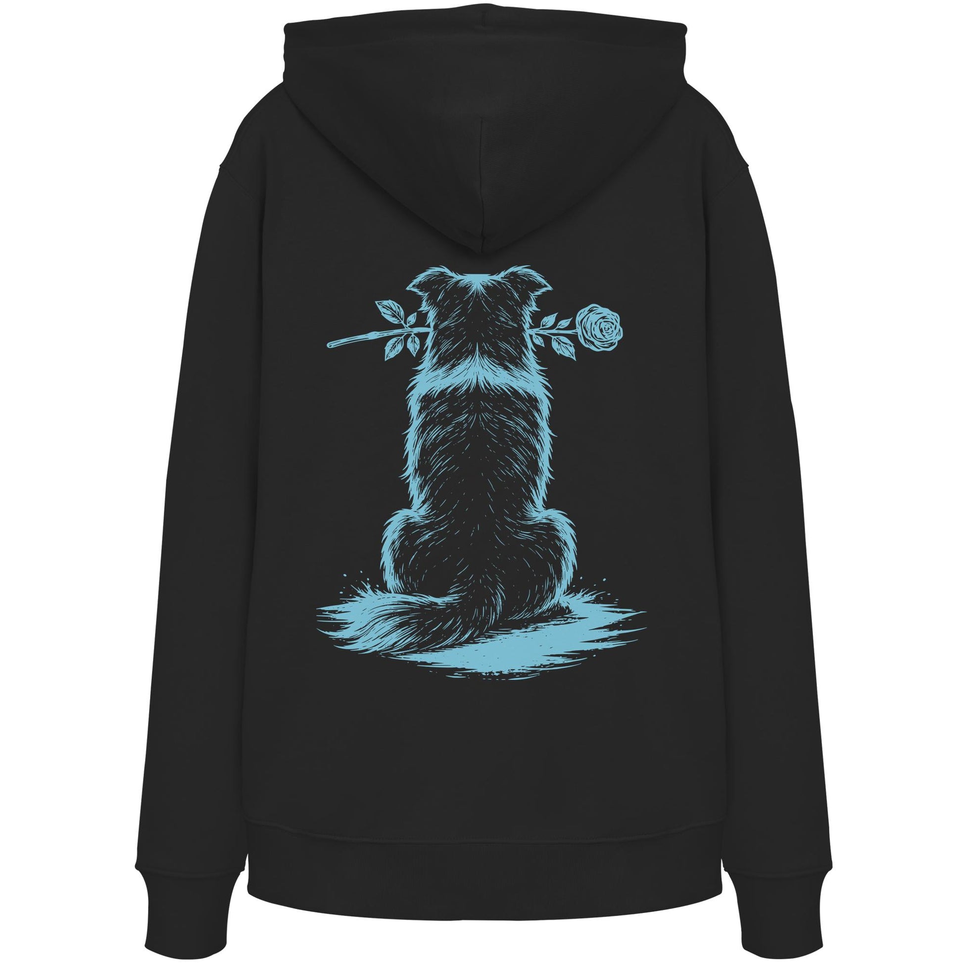 Silent Loyalty - Border Collie - Organic Hoodie