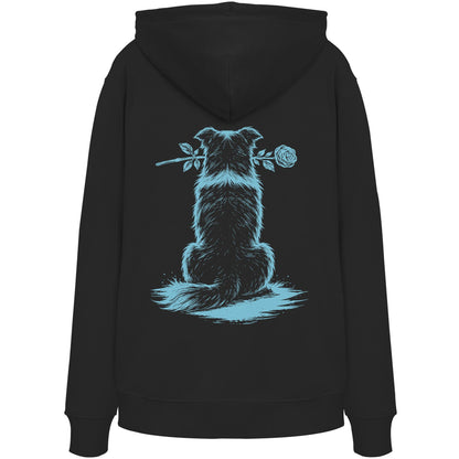 Silent Loyalty - Border Collie - Organic Hoodie