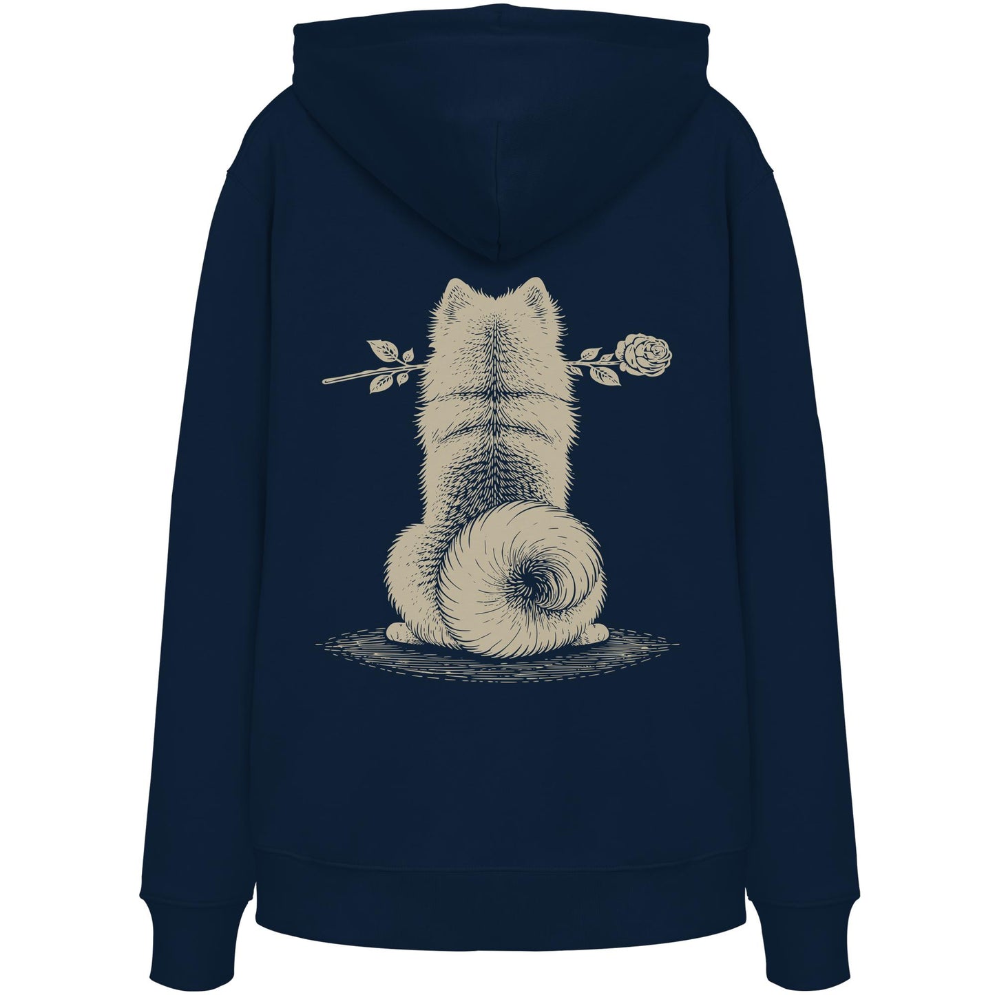 Silent Loyalty - Samojede - Organic Hoodie