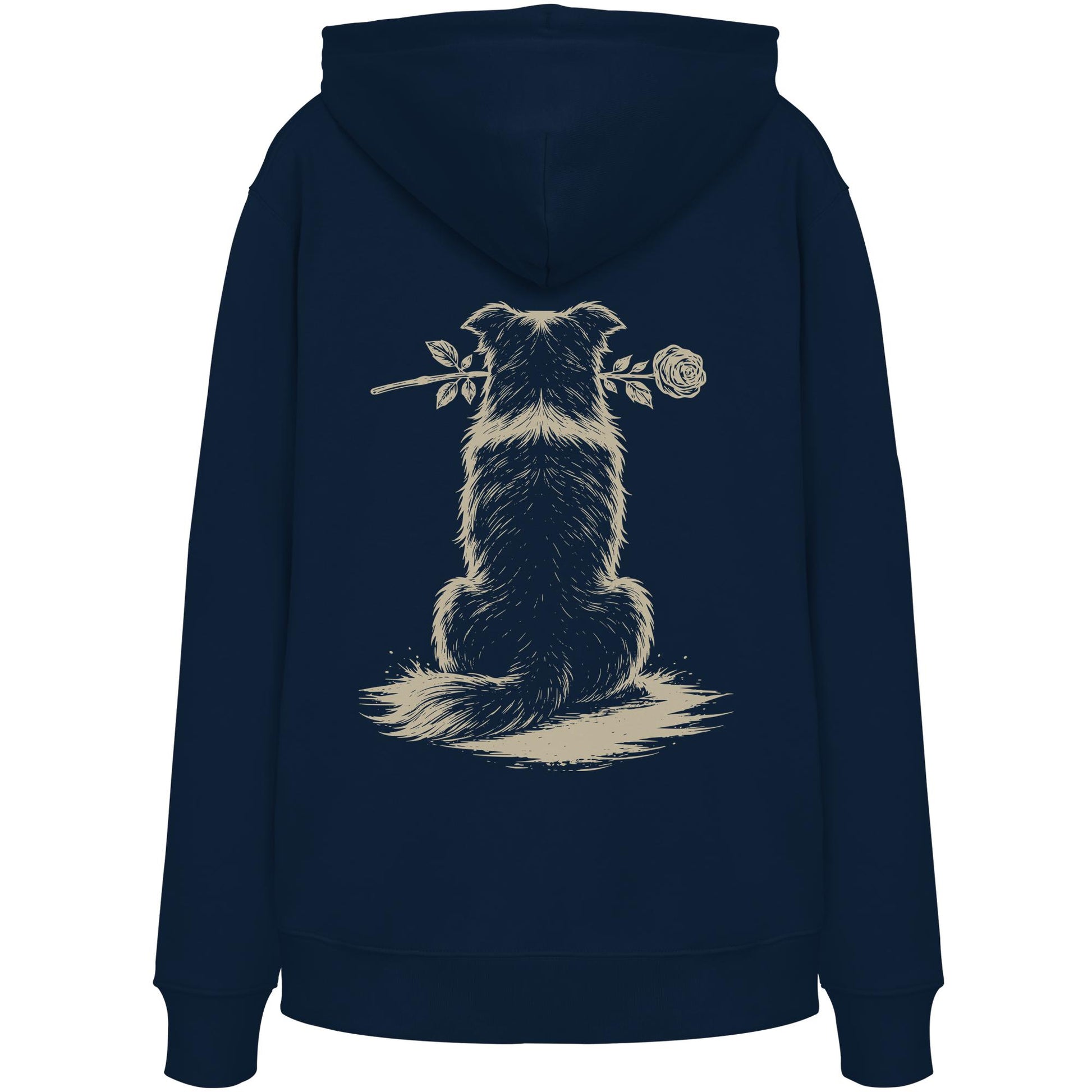 Silent Loyalty - Border Collie - Organic Hoodie