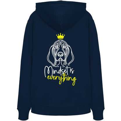 Basset Hound - Mindset is everything - Organic Hoodie