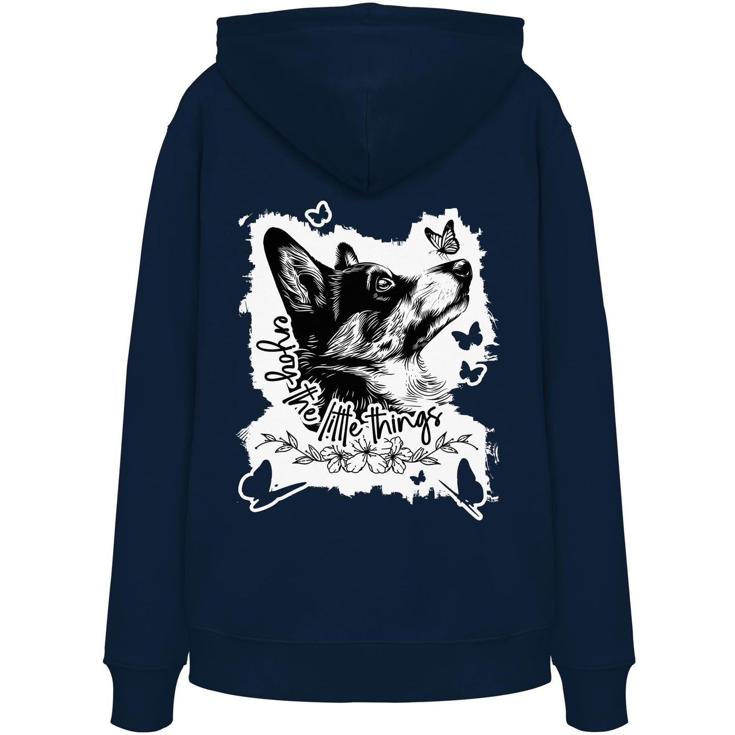 Corgi - enjoy the little things - Organic Hoodie