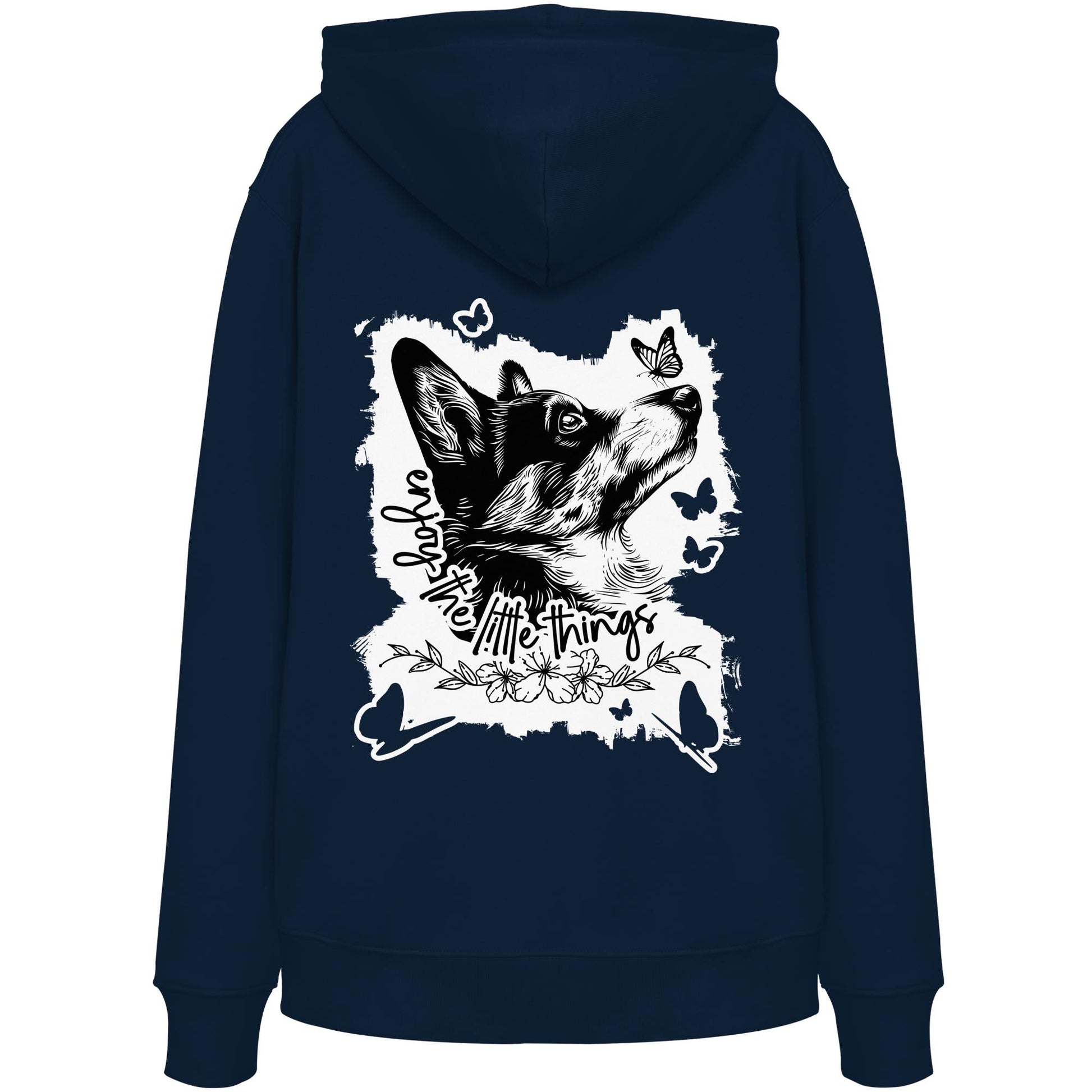 Corgi - enjoy the little things - Organic Hoodie