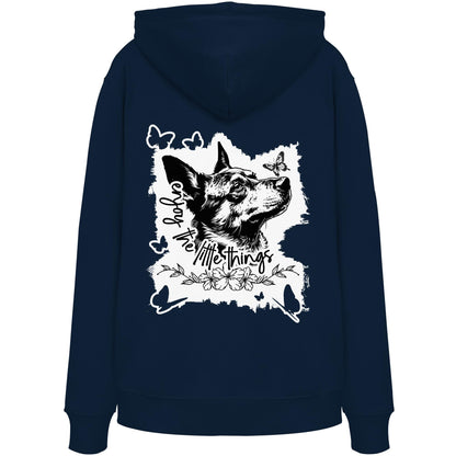 Australian Cattle Dog - enjoy the little things - Organic Hoodie