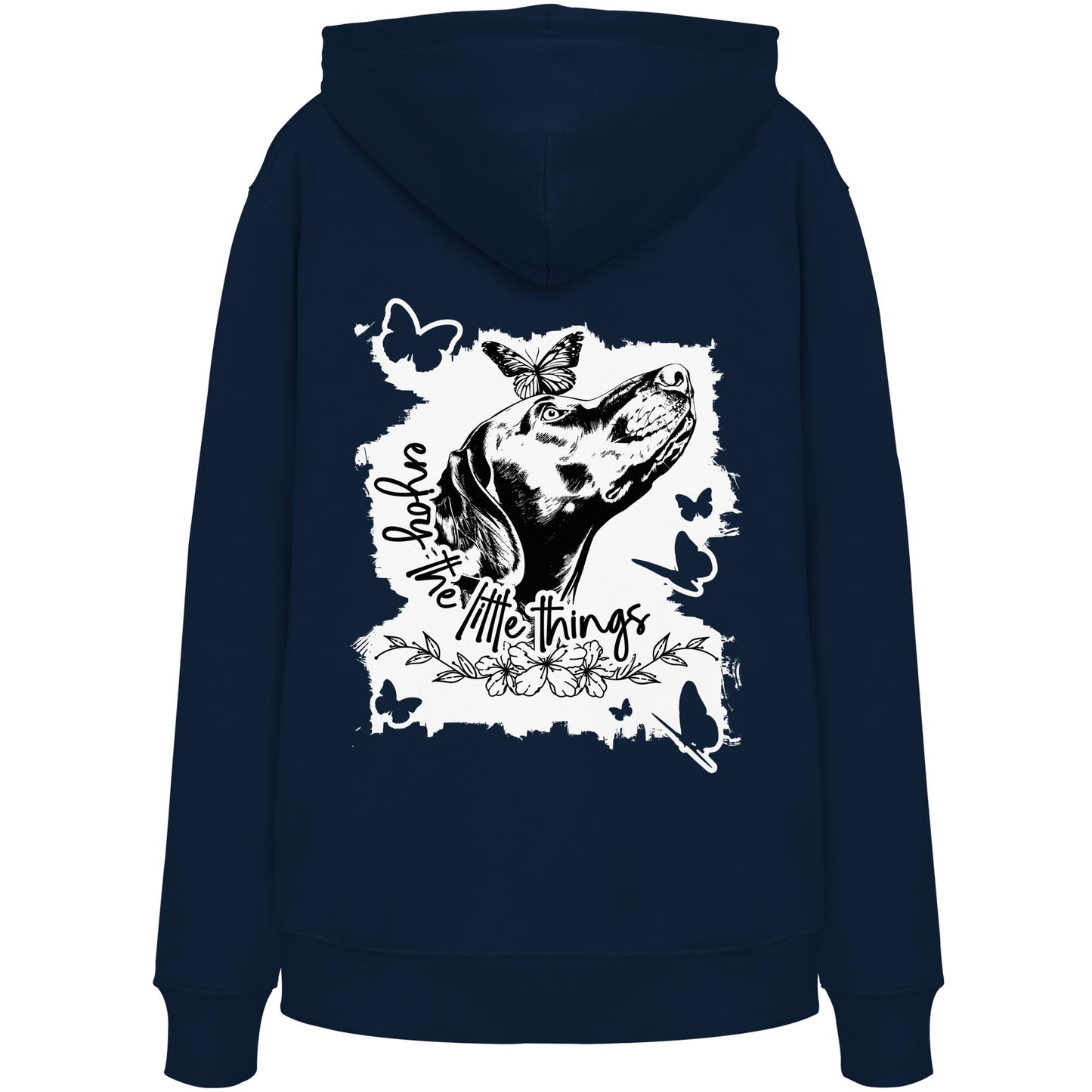 Weimaraner - enjoy the little things - Organic Hoodie