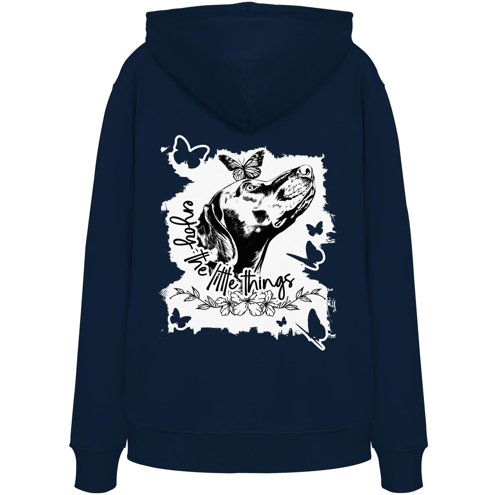 Weimaraner - enjoy the little things - Organic Hoodie