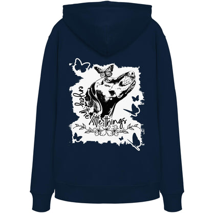 Weimaraner - enjoy the little things - Organic Hoodie