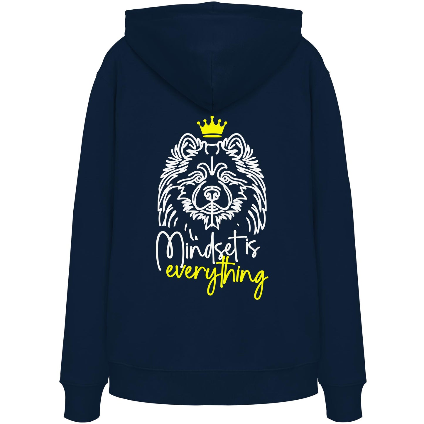 Wolfsspitz - Mindset is everything - Organic Hoodie