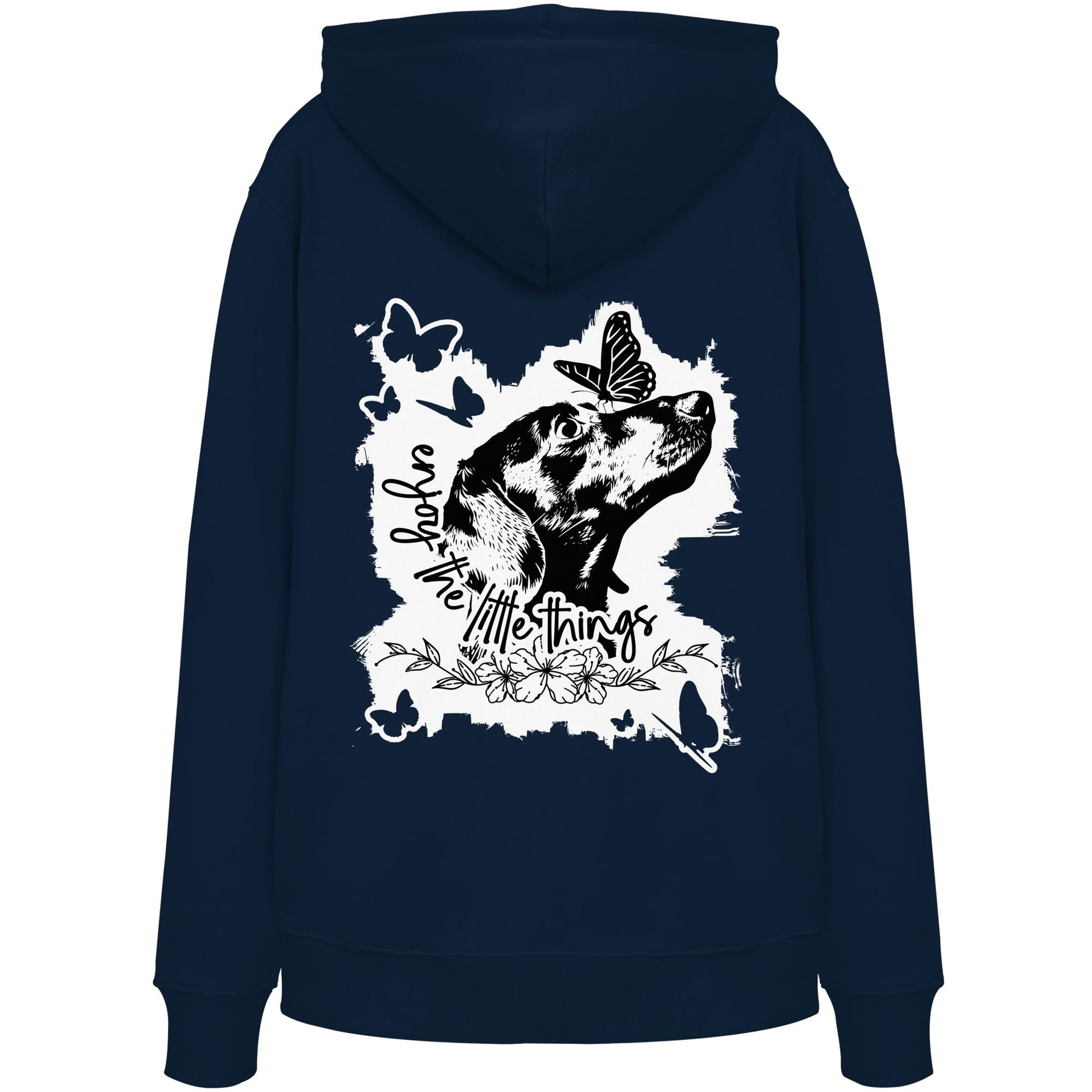 Dackel (Kurzhaar) - enjoy the little things - Organic Hoodie