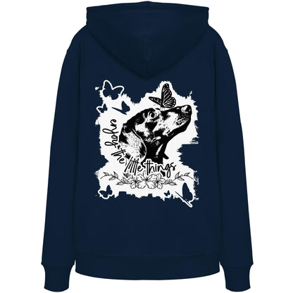 Dackel (Kurzhaar) - enjoy the little things - Organic Hoodie