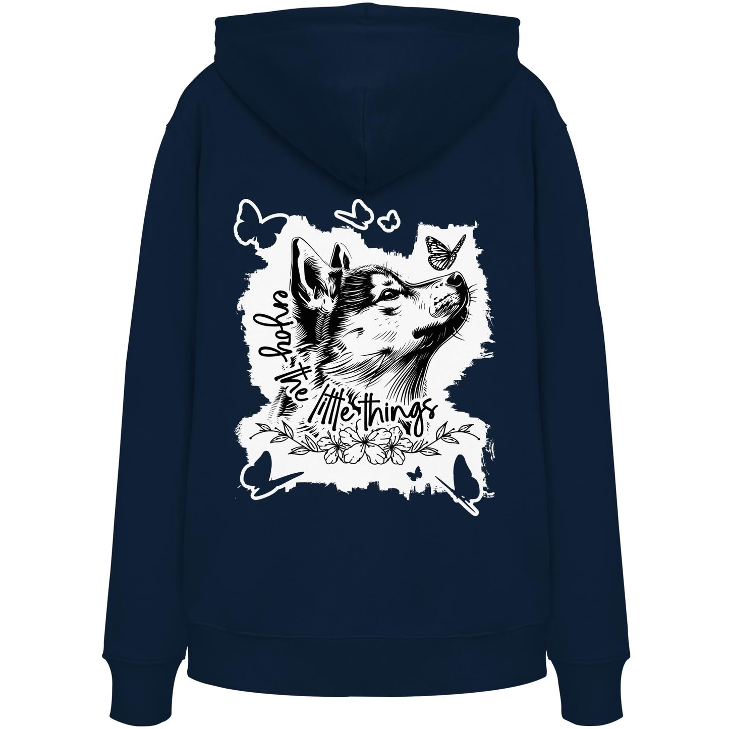 Shiba Inu - enjoy the little things - Organic Hoodie