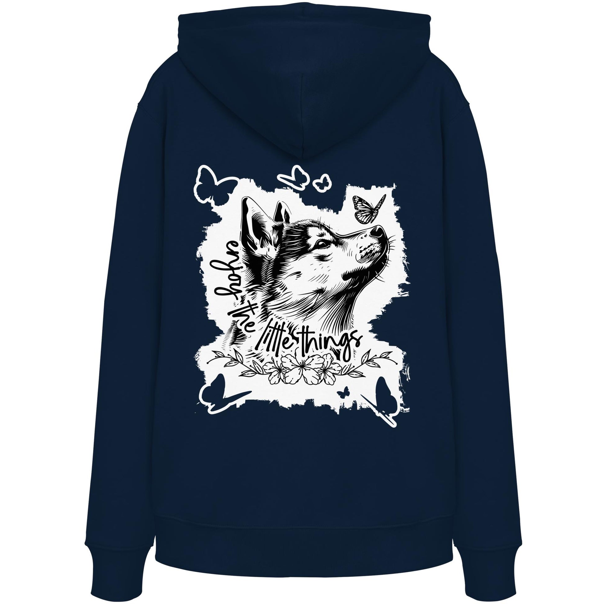 Shiba Inu - enjoy the little things - Organic Hoodie