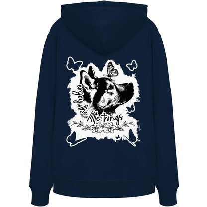 American Akita - enjoy the little things - Organic Hoodie