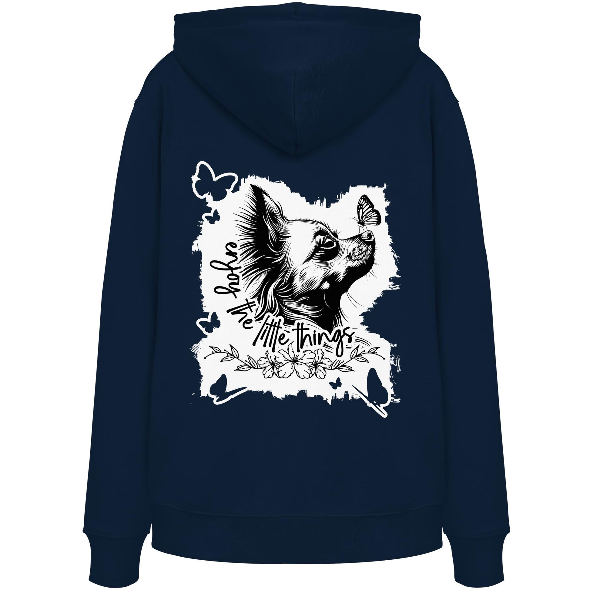 Chihuahua (Langhaar) - enjoy the little things - Organic Hoodie