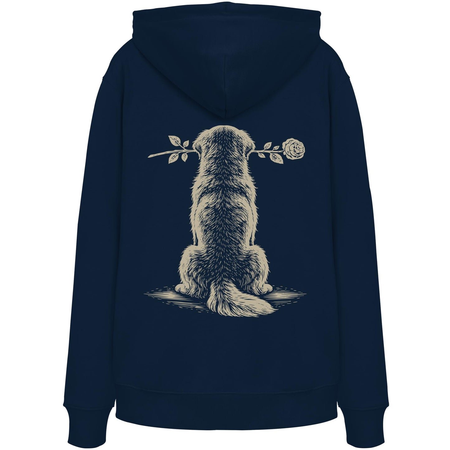 Silent Loyalty - Golden Retriever - Organic Hoodie