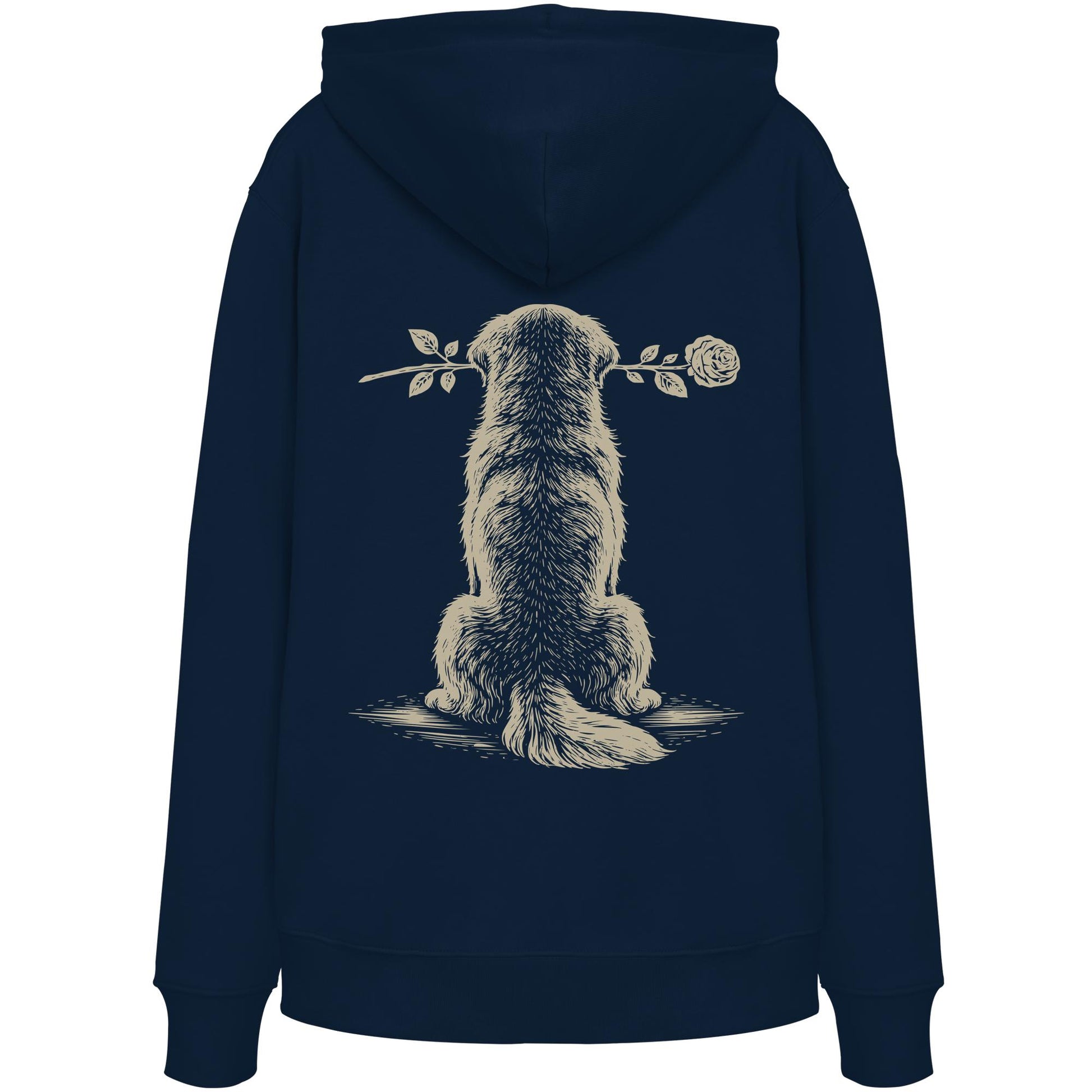 Silent Loyalty - Golden Retriever - Organic Hoodie