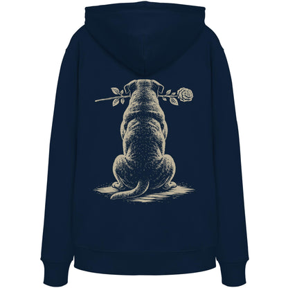 Silent Loyalty - Bordeauxdogge - Organic Hoodie