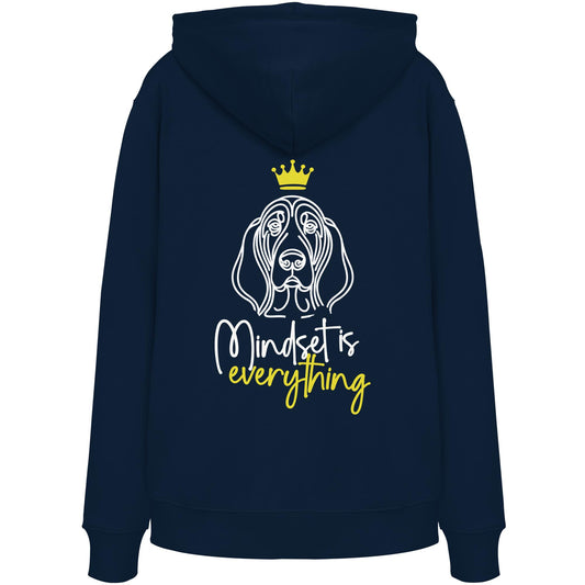 Basset Hound - Mindset is everything - Organic Hoodie