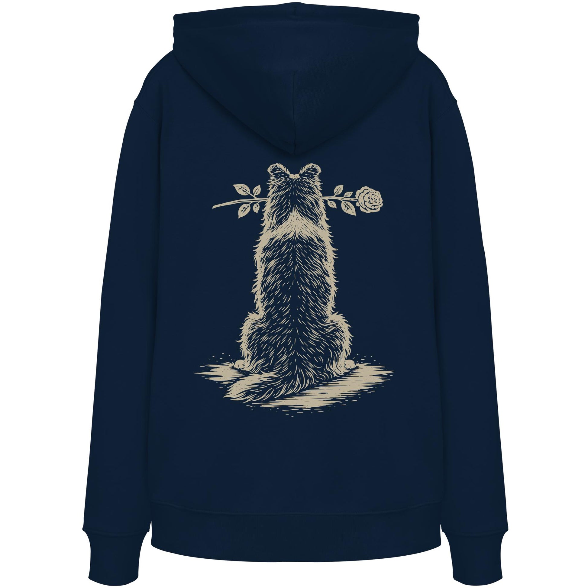 Silent Loyalty - Collie - Organic Hoodie