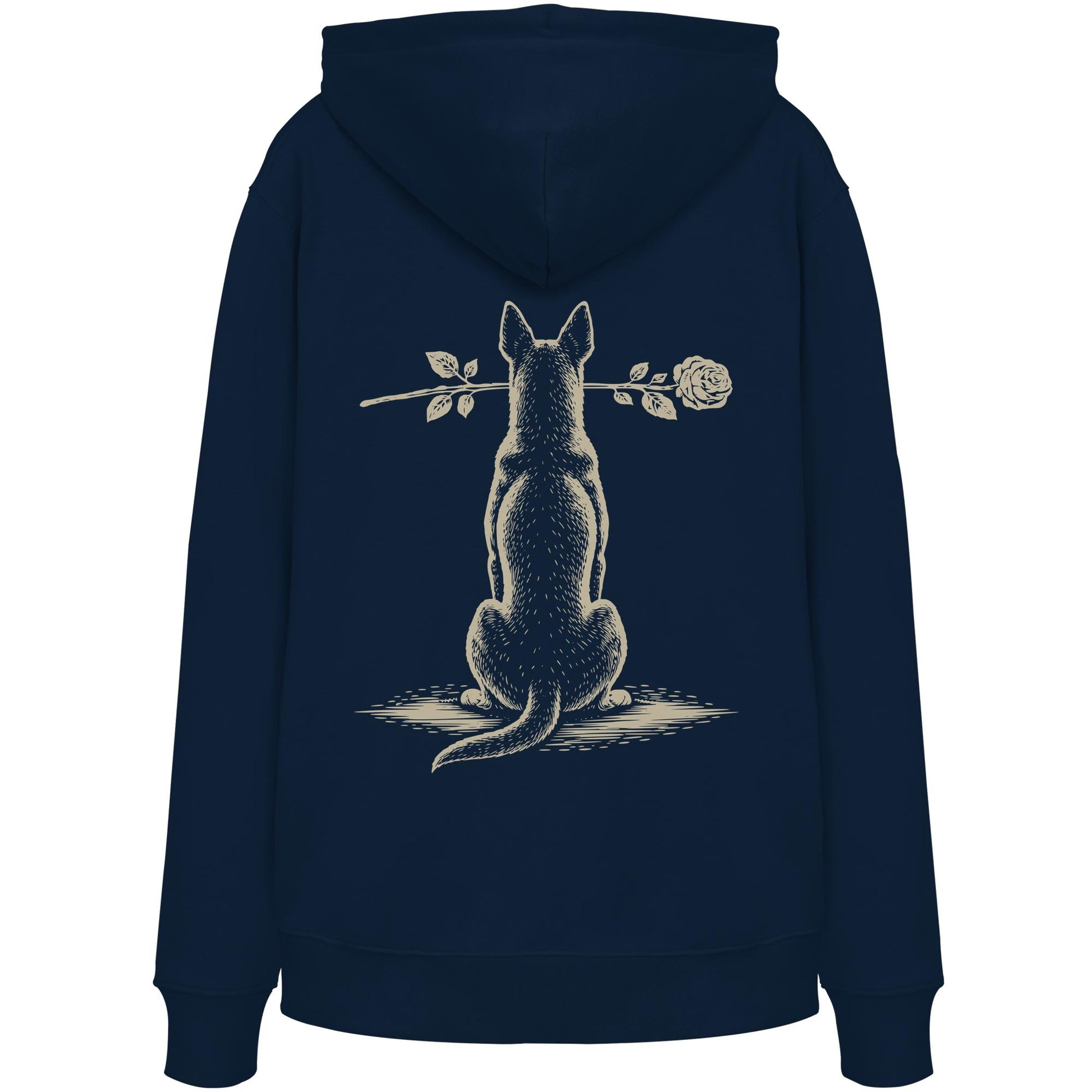 Silent Loyalty - Australian Kelpie - Organic Hoodie