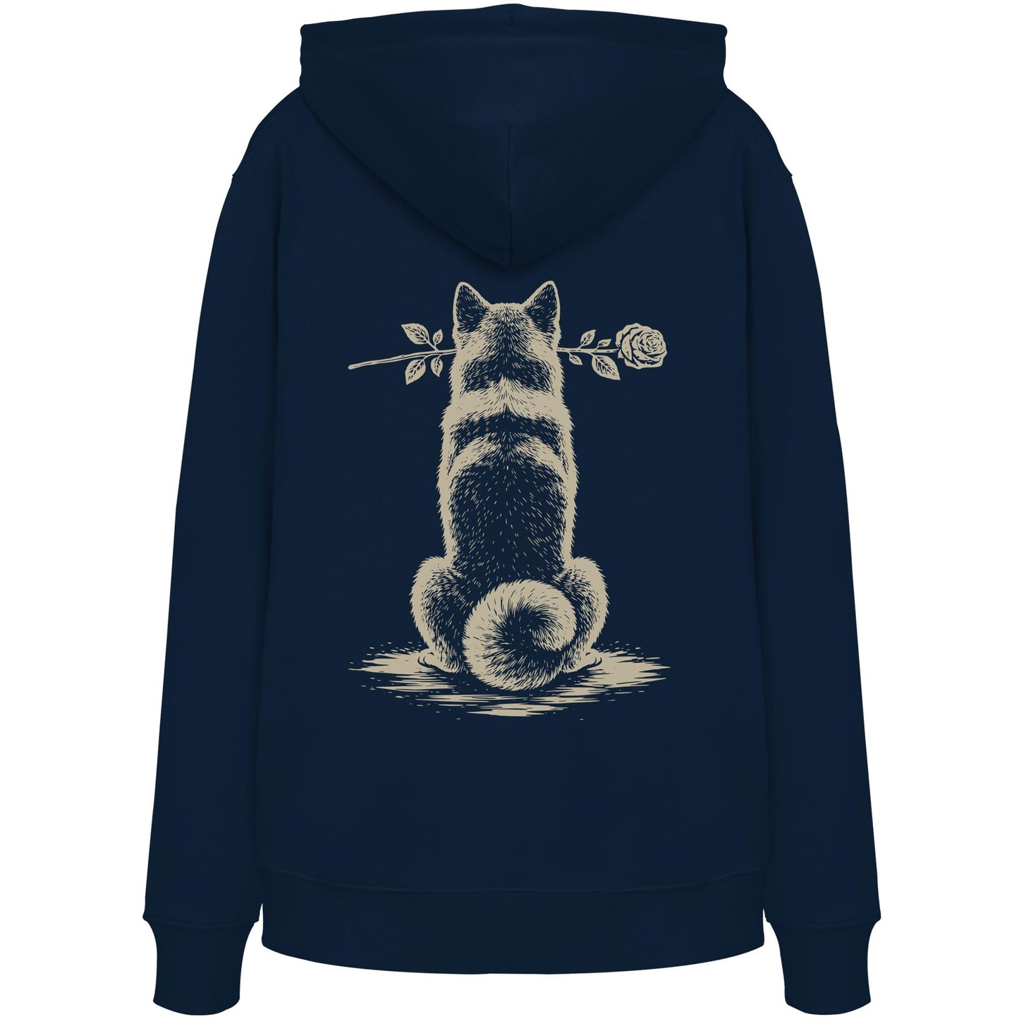 Silent Loyalty - Akita - Organic Hoodie