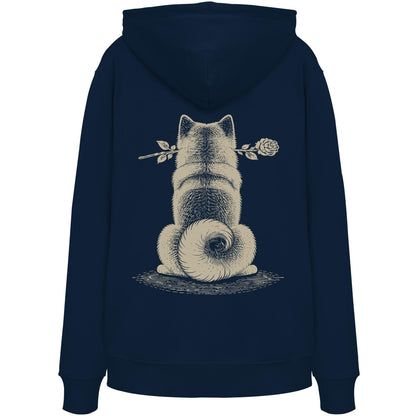 Silent Loyalty - American Akita - Organic Hoodie