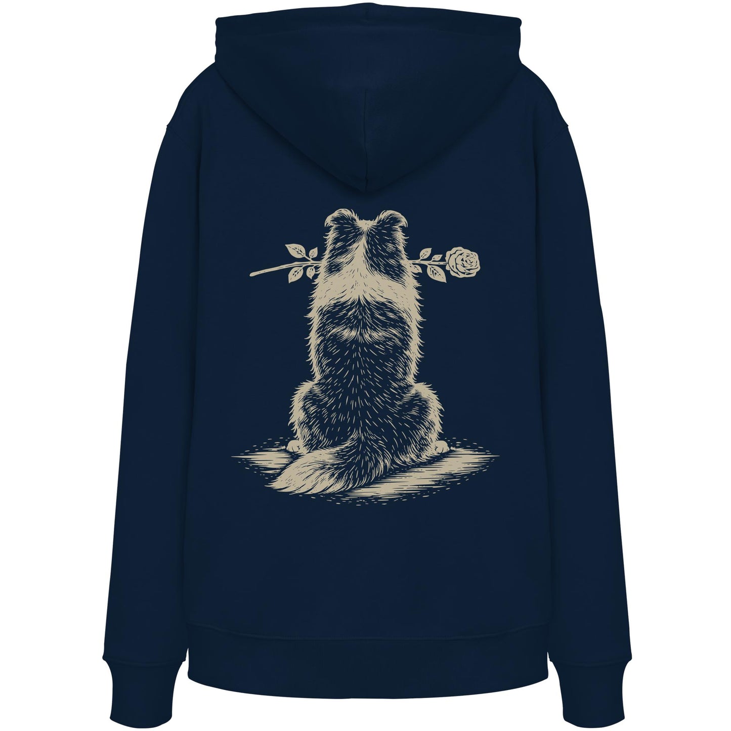 Silent Loyalty - Shetland Sheepdog - Organic Hoodie