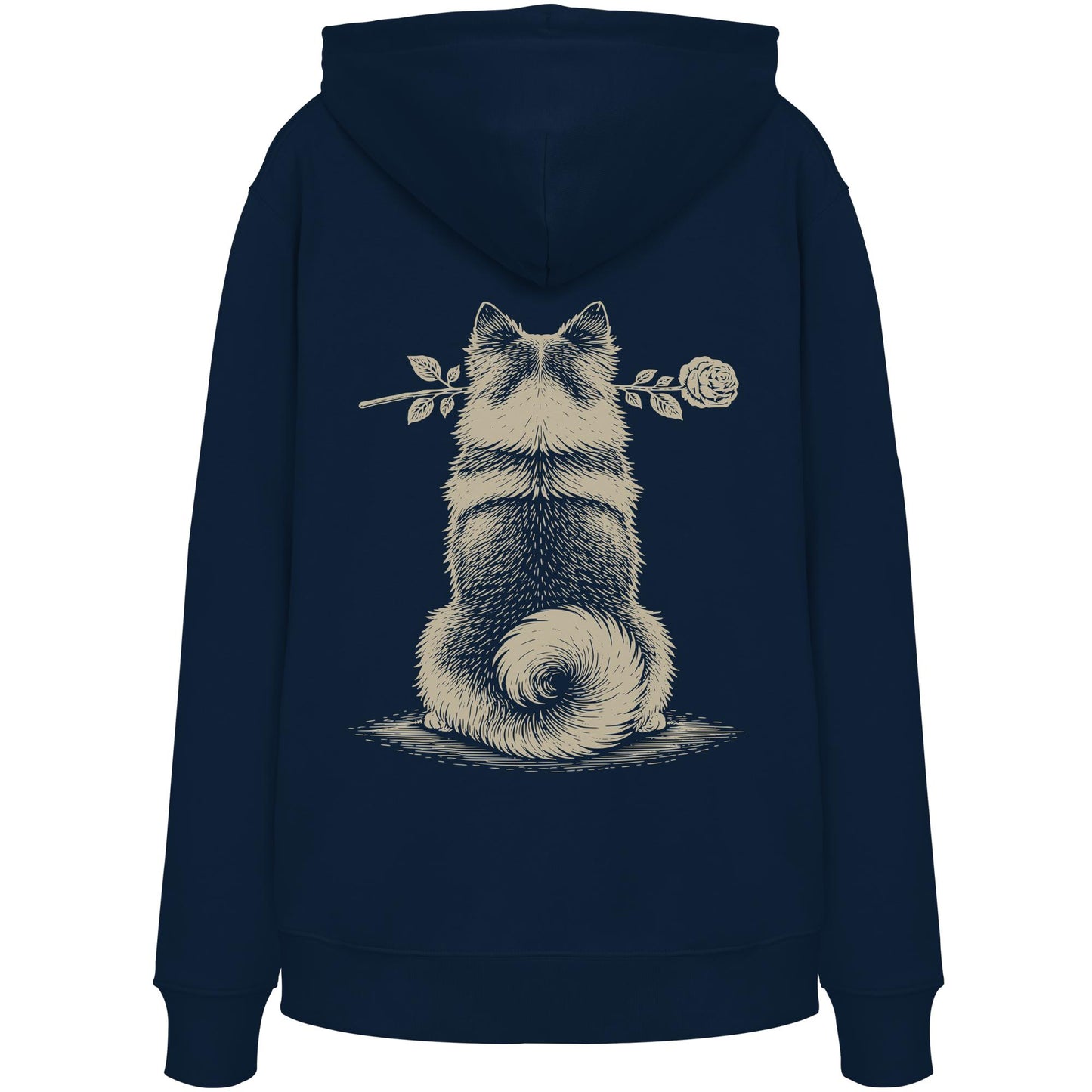 Silent Loyalty - Islandhund - Organic Hoodie