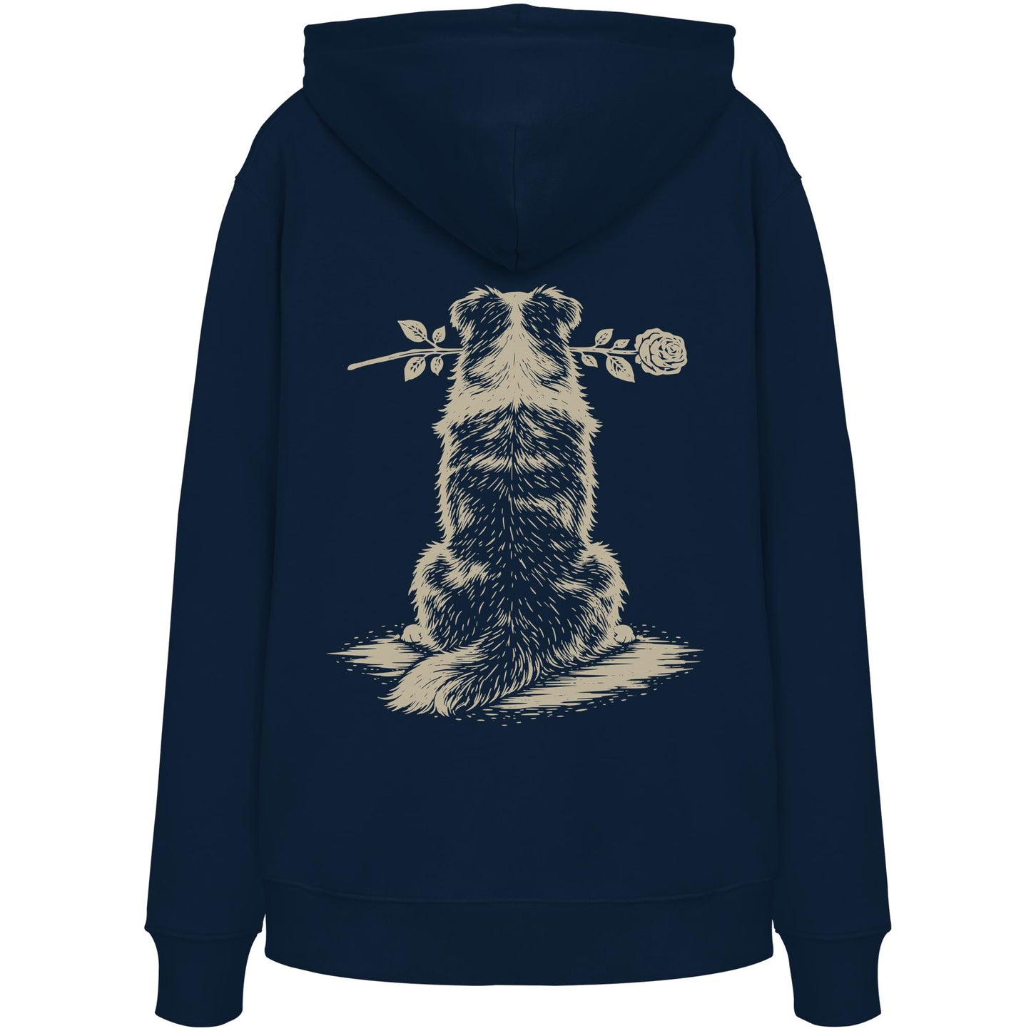 Silent Loyalty - Australian Shepherd - Organic Hoodie