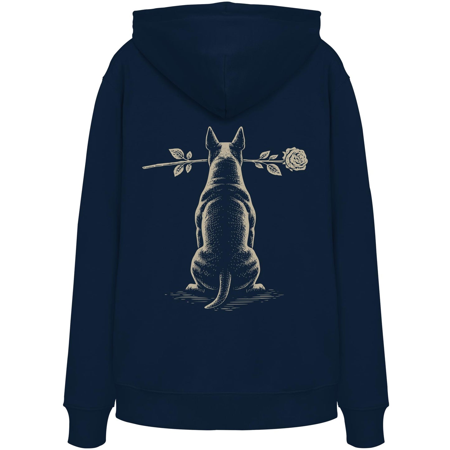 Silent Loyalty - Bullterrier - Organic Hoodie
