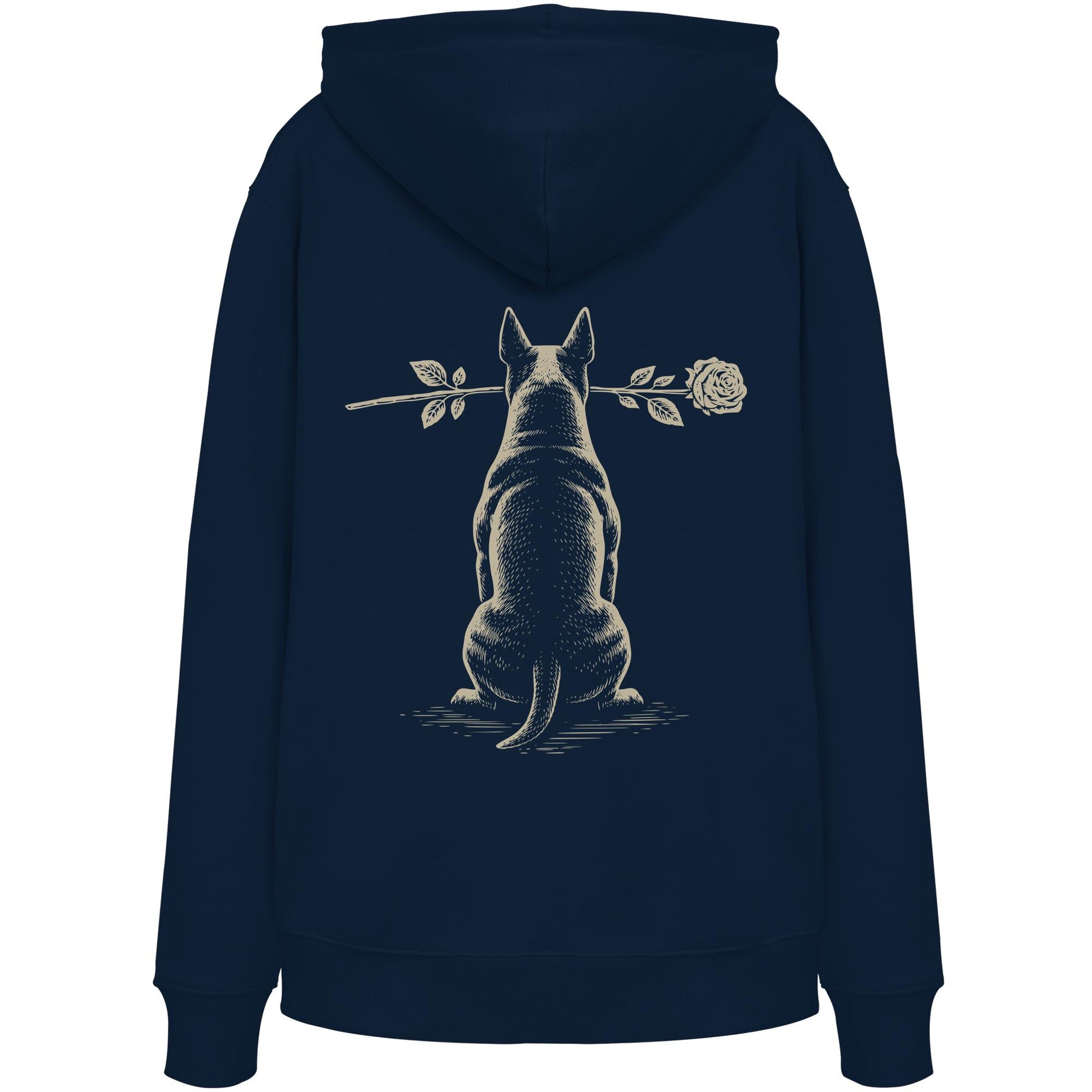 Silent Loyalty - Bullterrier - Organic Hoodie