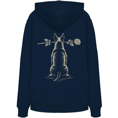 Silent Loyalty - Bullterrier - Organic Hoodie