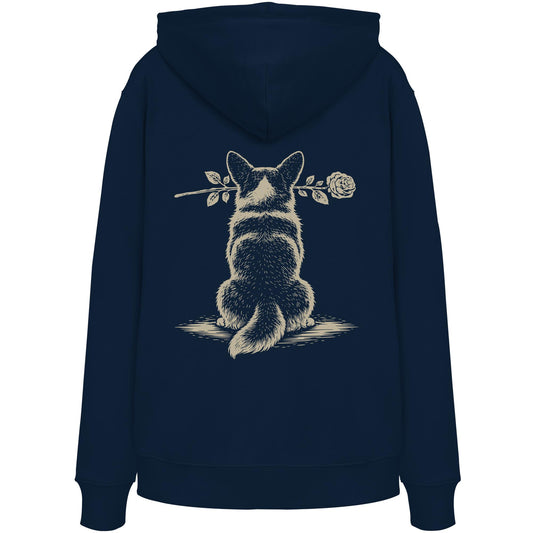 Silent Loyalty - Corgi - Organic Hoodie
