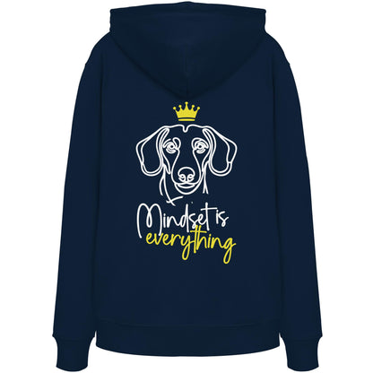 Dackel (Kurzhaar) - Mindset is everything - Organic Hoodie