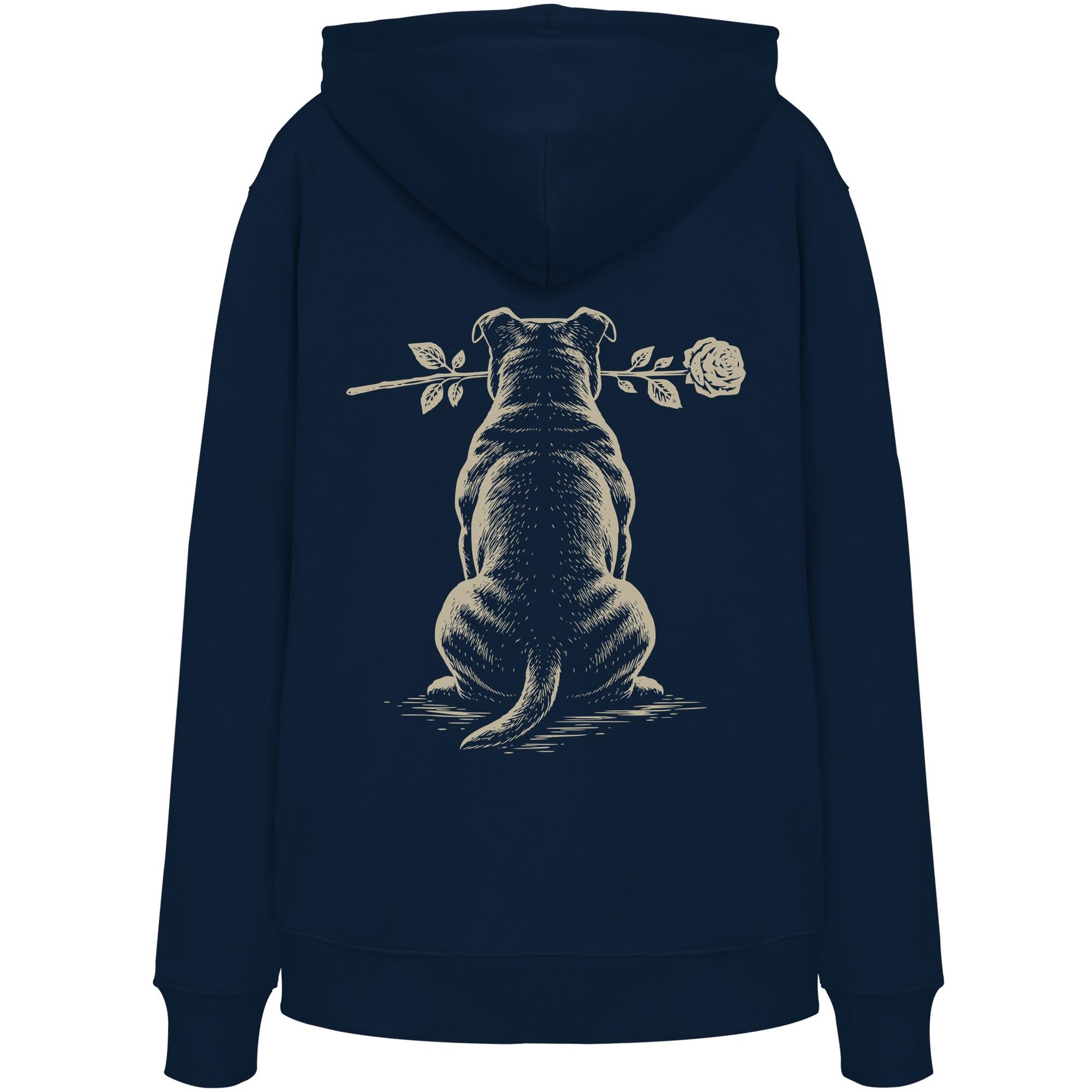 Silent Loyalty - Staffordshire Bullterrier - Organic Hoodie
