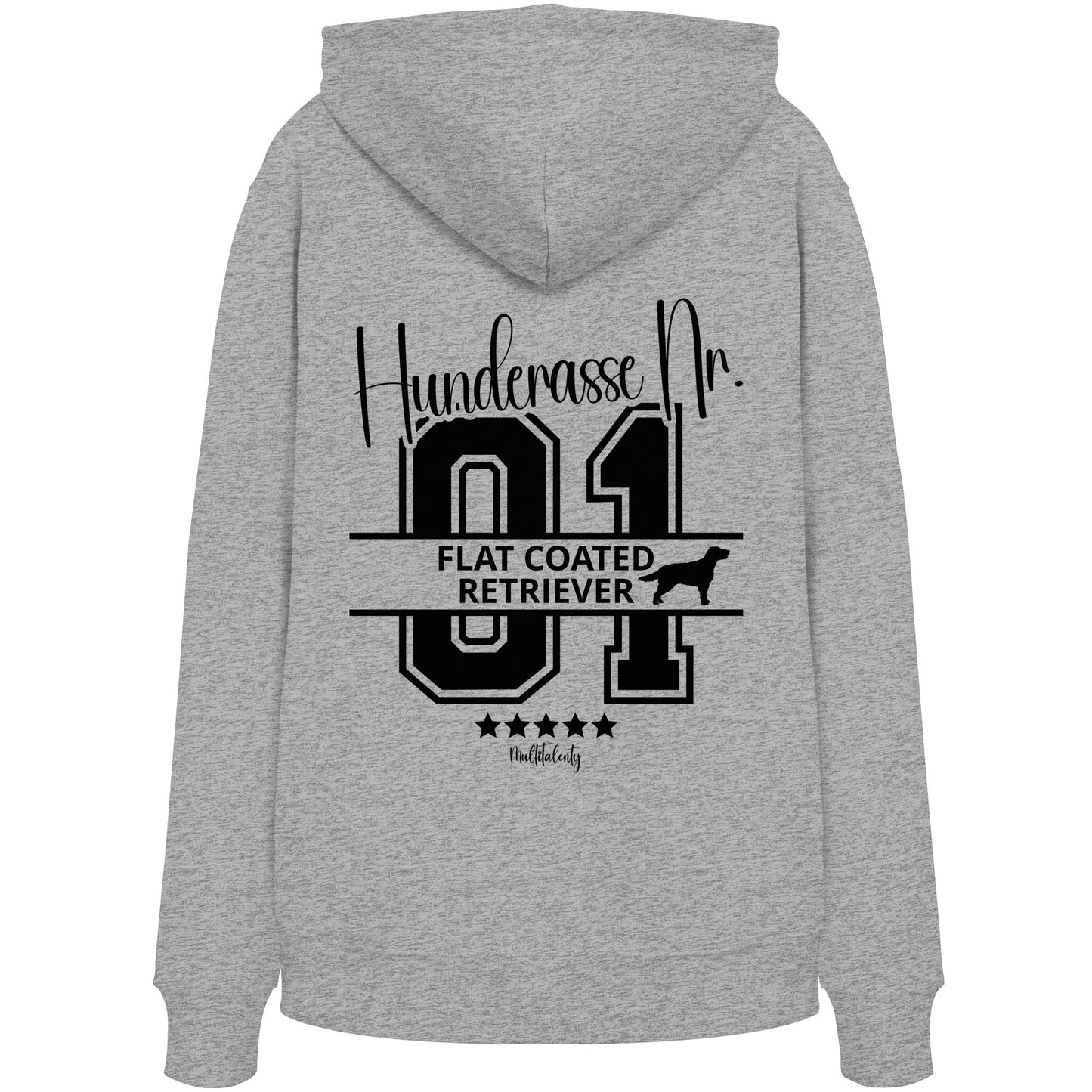 Nr. 01 Flat Coated Retriever - Organic Hoodie