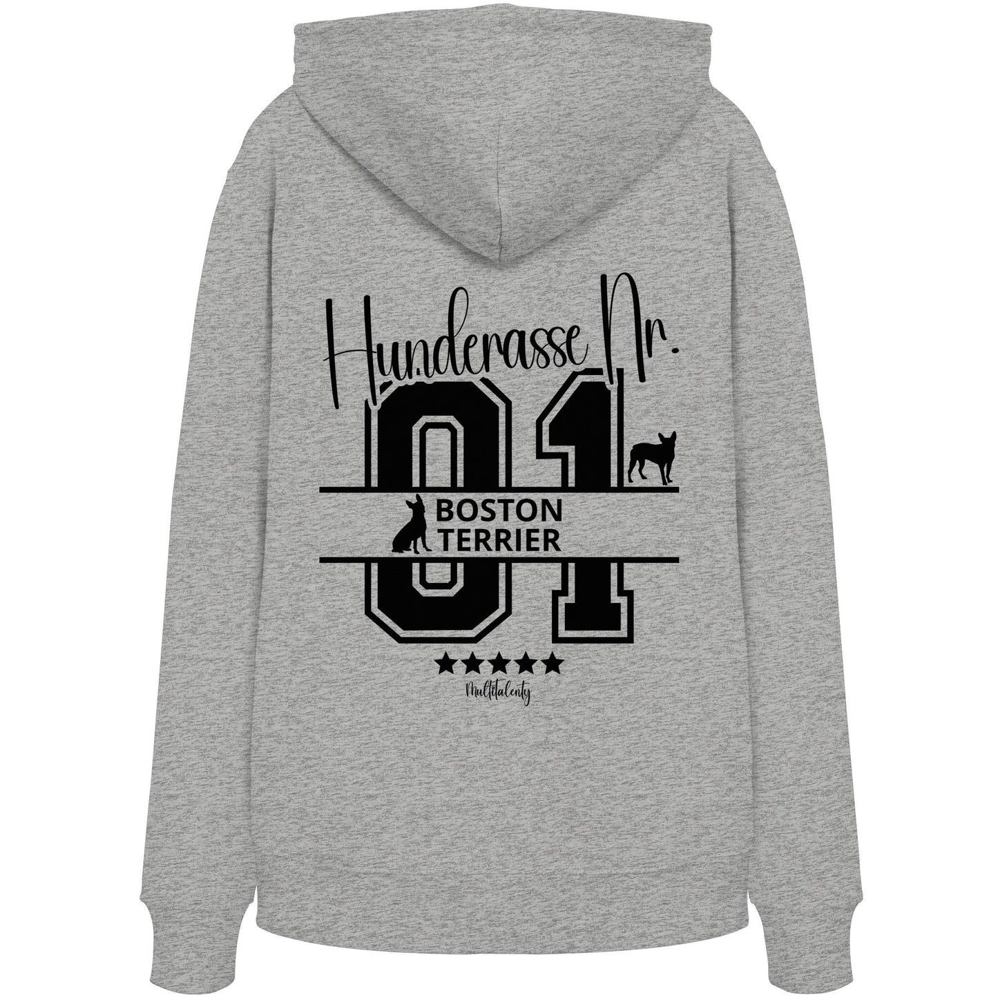 Nr. 01 Boston Terrier - Organic Hoodie