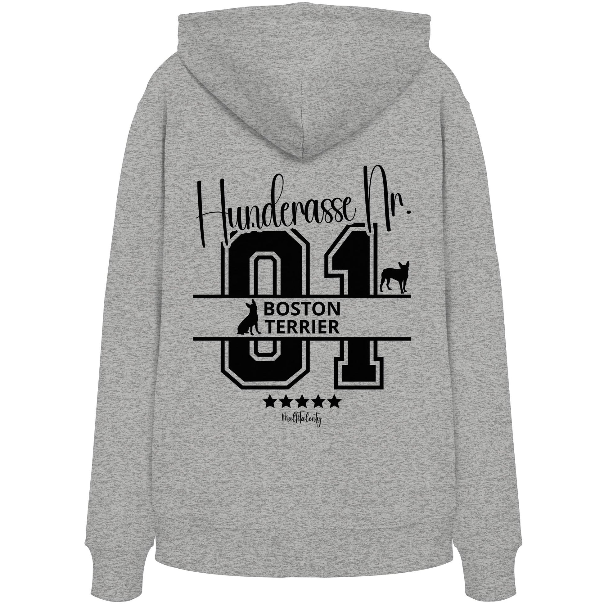 Nr. 01 Boston Terrier - Organic Hoodie