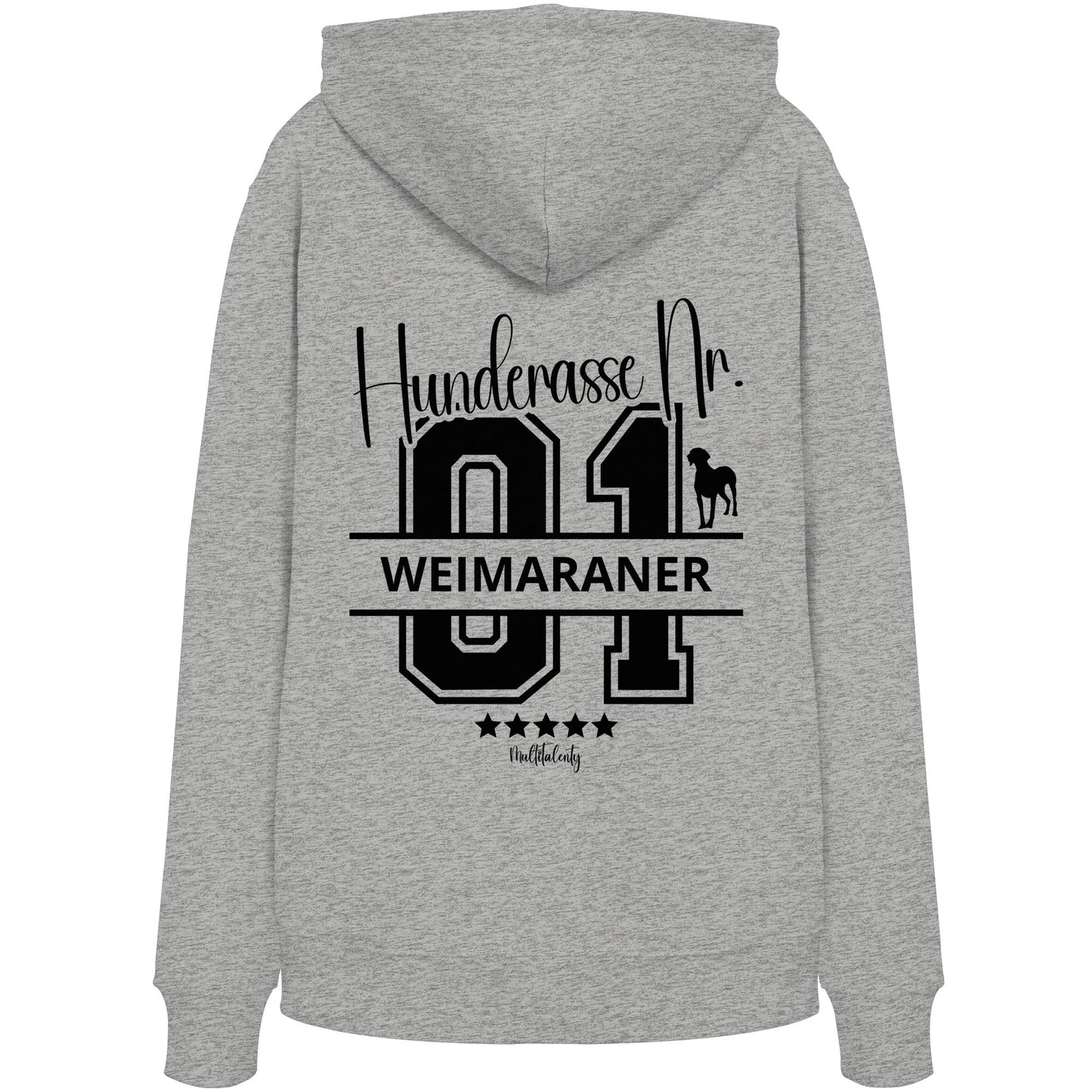 Nr. 01 Weimaraner - Organic Hoodie