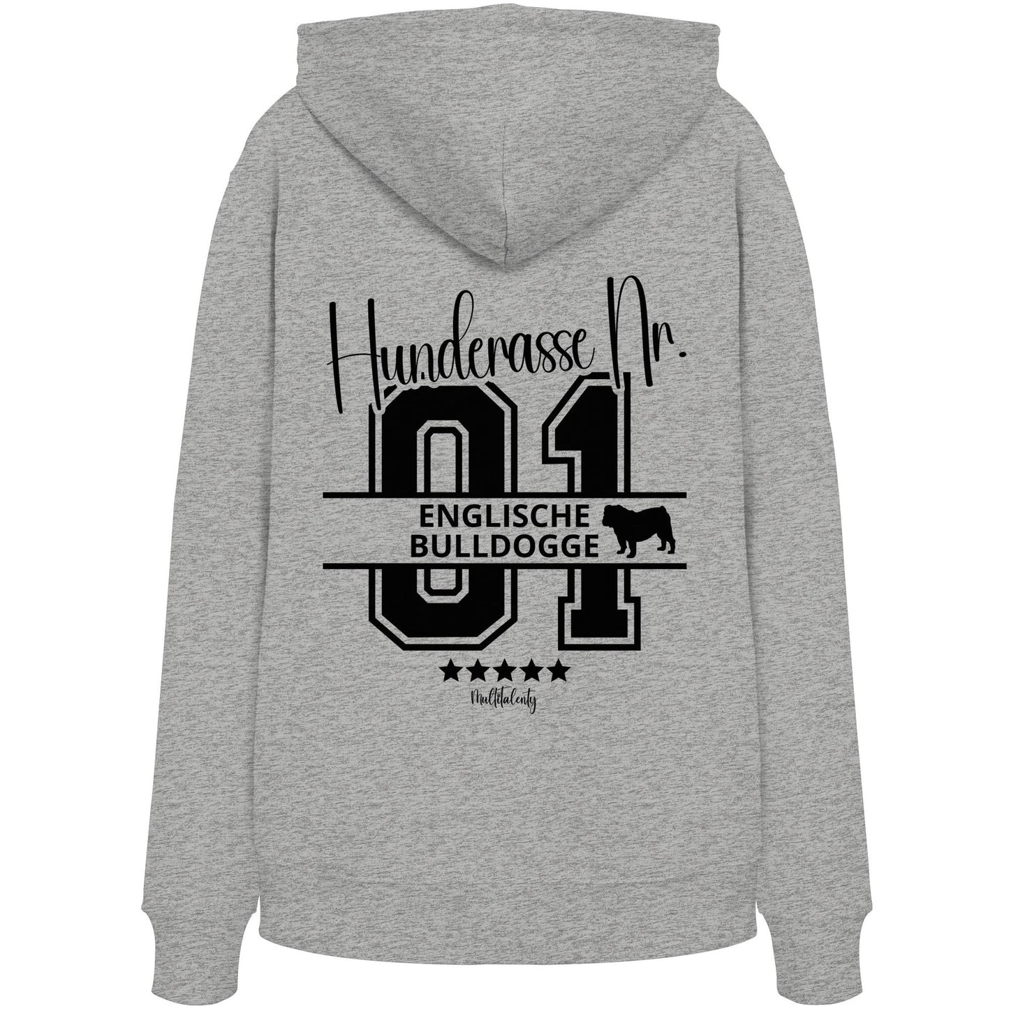 Nr. 01 Englische Bulldogge - Organic Hoodie