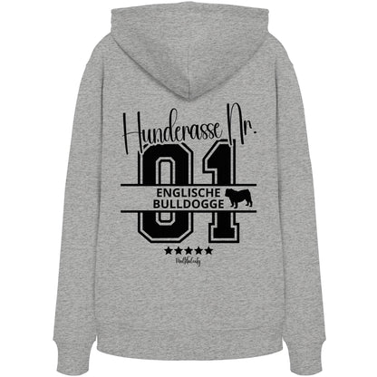 Nr. 01 Englische Bulldogge - Organic Hoodie
