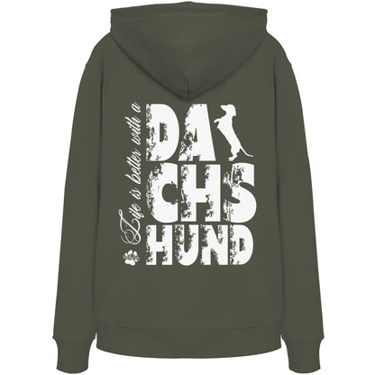 Life is better with a Dachshund - Organic Hoodie