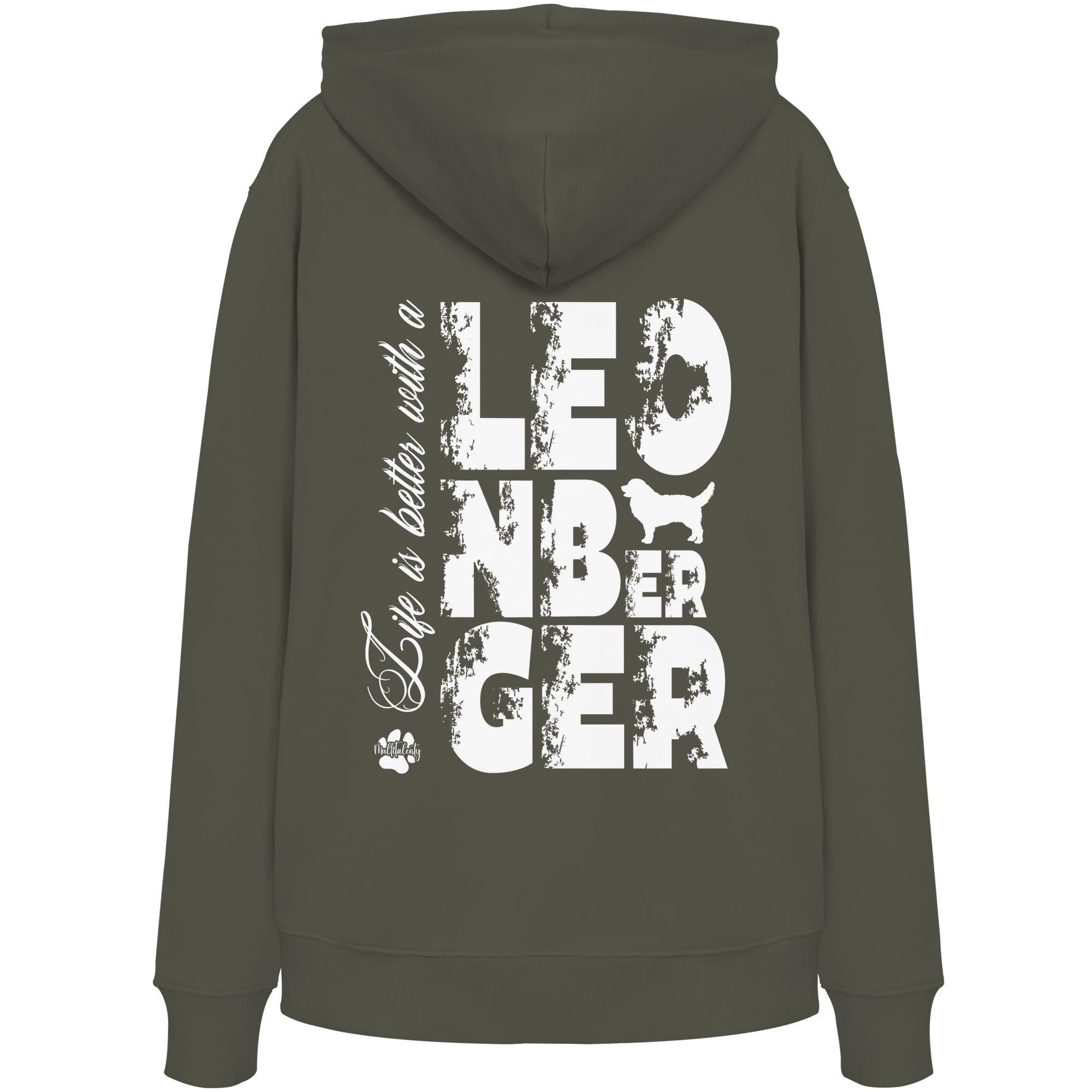Life is better with a Leonberger - Organic Hoodie