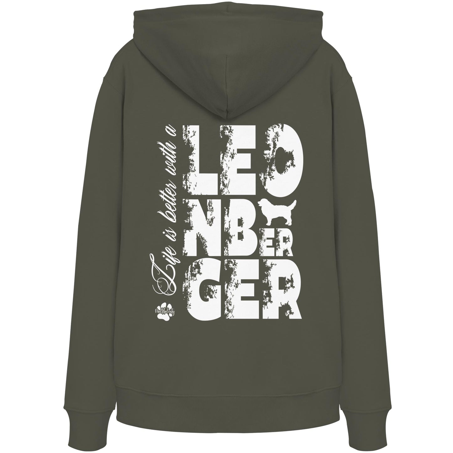 Life is better with a Leonberger - Organic Hoodie