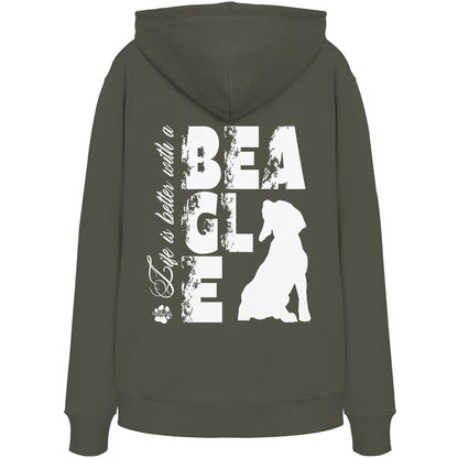 Life is better with a Beagle - Organic Hoodie